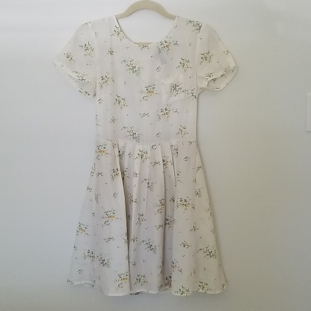 Aqua Flower Dress
